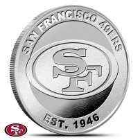 1 oz  NFL San Francisco 49ers Silver Round (BU)