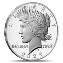 2024-S Proof Peace Silver Dollar Coin (Box + CoA)