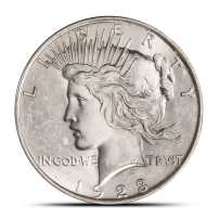 1923 Peace Silver Dollar Coin (BU)