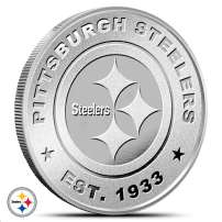 1 oz NFL Pittsburgh Steelers Silver Round (BU)