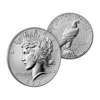 2024-S Reverse Proof Morgan & Peace Silver Dollar 2-Coin Set (Box + CoA)