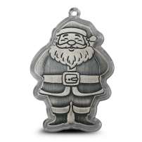1/2 oz Santa Shaped Silver Bar (Ornament Capsule)