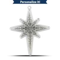 1/2 oz Engravable Star Shaped Silver Bar (Ornament Capsule)