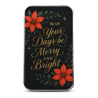 1 oz Colorized Scottsdale May Your Days Be Merry and Bright Silver Bar (New)