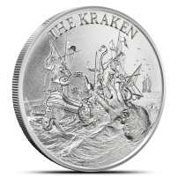 1 oz Intaglio Mint The Kraken Silver Round (New)