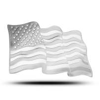 1 oz Sunshine American Flag Silver Bar