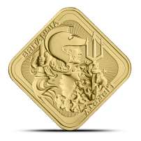 1 oz The Royal Mint Britannia and Liberty Gold Bar (New)