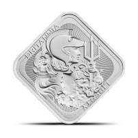 1 oz The Royal Mint Britannia and Liberty Silver Bar (New)