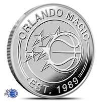 1 oz NBA Orlando Magic Silver Round (BU)