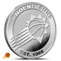 1 oz NBA Phoenix Suns Silver Round (BU)