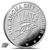 1 oz NBA Oklahoma City Thunder Silver Round (BU)