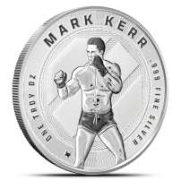 1 oz Reverse Proof Texas Mint UFC Mark Kerr Silver Round (Capsule + Box)