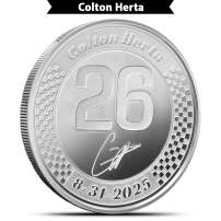 2025 1 oz Andretti IndyCar Colton Herta Silver Round (New)