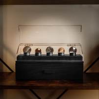 Black Coin Deck Display Case w/ Storage