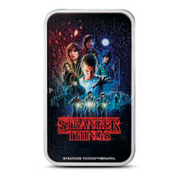 2026 1 oz Colorized Tuvalu Silver Stranger Things Season 1 Rectangular Coin (Box + CoA)
