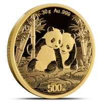 2026 30 Gram Chinese Gold Panda Coin (BU)