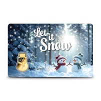 1/1000 oz Republic of Chad Gold Let It Snow Coin (In Card)