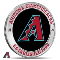 1 oz Colorized MLB Arizona Diamondbacks Silver Round (BU)