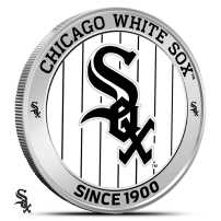 1 oz Colorized MLB Chicago White Sox Silver Round (BU)
