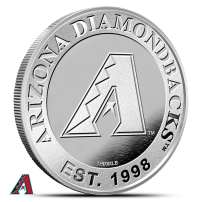 1 oz MLB Arizona Diamondbacks Silver Round (BU)