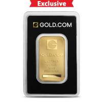 1 oz GOLD.COM Gold Bar (New w/ Assay, Serialized)