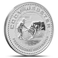 1 oz Reverse Proof Texas Mint Cody Webster Silver Round (Capsule + Box)