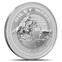 1 oz Reverse Proof Texas Mint Riley Webb Silver Round (Capsule + Box)