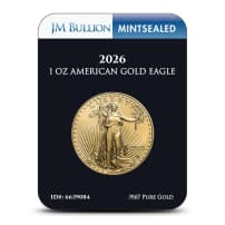 2026 1 oz American Gold Eagle Coin (MintSealed, BU)