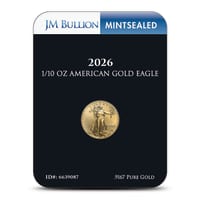 2026 1/10 oz American Gold Eagle Coin (MintSealed, BU)