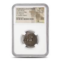 Acarnania,anactorium c.350-300 BC AR Stater NGC XF