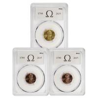 2025 3-Coin Omega-Privy Pennies Lot #176