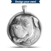 1 oz Antique Finish Custom High Relief Silver Pendant (New w/ CoA)