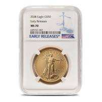 2026 1 oz American Gold Eagle Coin NGC MS70 ER