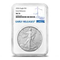 2026 1 oz American Silver Eagle Coin NGC MS70 ER