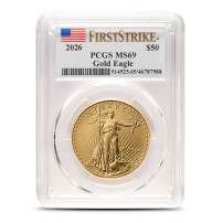 2026 1 oz American Gold Eagle Coin PCGS MS69 FS