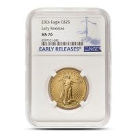 2026 1/2 oz American Gold Eagle Coin NGC MS70 ER
