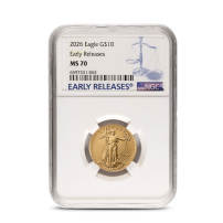 2026 1/4 oz American Gold Eagle Coin NGC MS70 ER