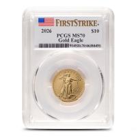 2026 1/4 oz American Gold Eagle Coin PCGS MS70 FS