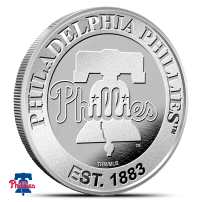 1 oz MLB Philadelphia Phillies Silver Round (BU)