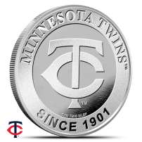 1 oz MLB Minnesota Twins Silver Round (BU)