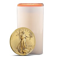 2024 1 oz American Gold Eagle Tube (20 Coins, BU)