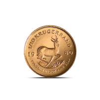 1980 1/10 oz South African Gold Krugerrand Coin