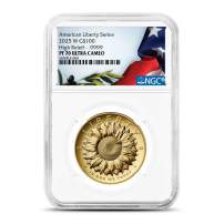 2025-W 1 oz Proof American Liberty High Relief Gold Coin NGC PF70 UCAM