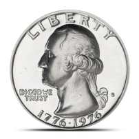 40% Silver Bicentennial Quarter (Circulated)