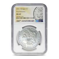 2021 Morgan Silver Dollar Coin MS69 (Varied Label, Varied Mint Mark, PCGS or NGC)