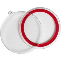 40mm Red Ornament Coin Capsule