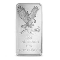 10 oz SilverTowne Eagle Silver Bar (New)