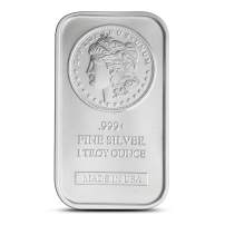 1 oz SilverTowne Morgan Silver Bar (New)