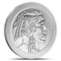 1 oz Silvertowne Buffalo Stackable Silver Round (New)