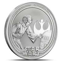 2025 1 oz Niue Silver Star Wars Princess Leia Coin (BU)